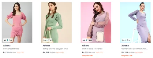 Image of Athena Dresses for Women upto 90% Discount