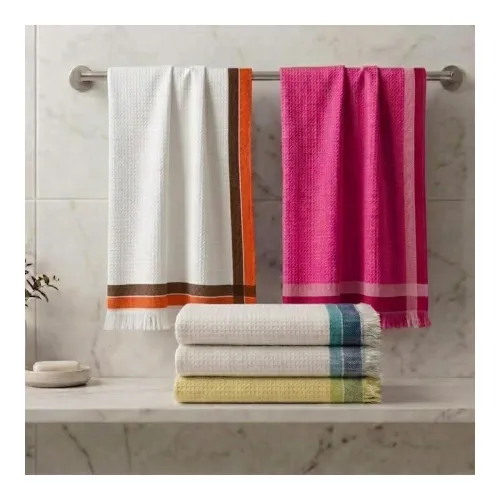 Image of Athom Living Cotton Bath Towel Pack of 5