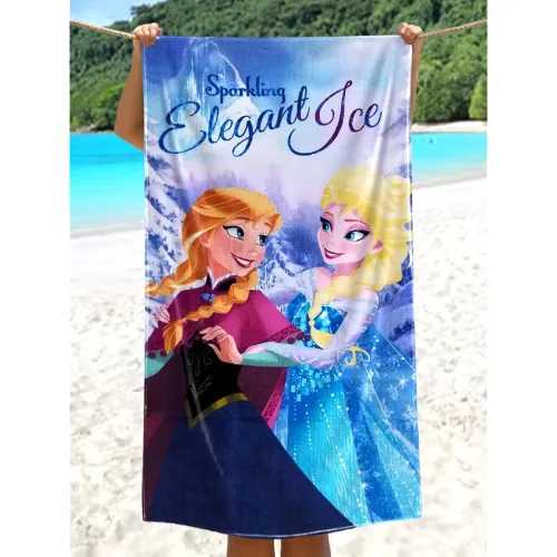 Image of Athom Living Disney Frozen Kids Bath Towel 60x120cm