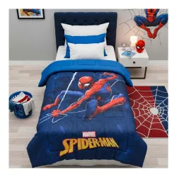 Athom Trendz Polyester and Polyester Blend Marvel Spiderman 300 GSM Kids