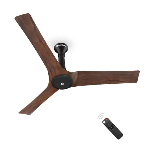 Image of atomberg Aris 1200mm BLDC Ceiling Fan with IoT & Remote Control | Smart Fan with Noiseless Operation | (Dark Teakwood)