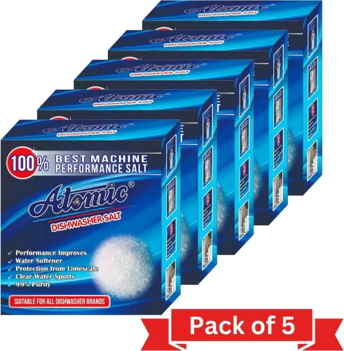 Image of ATOMIC Salt For Dishwasher - 900 GM (Combo Pack of 900 GM x 5) 