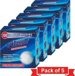ATOMIC Salt For Dishwasher - 900 GM (Combo Pack of 900 GM x 5)