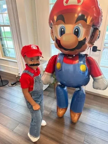 Image of Atpata 5ft Super Mario Foil Balloon