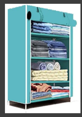 Image of Attache Carbon Steel Collapsible Wardrobe (Firozi)