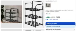Attache Carbon Steel Collapsible Wardrobe