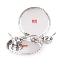 Attro 6 Pieces Dazzle Series Stainless Steel Dinner Set