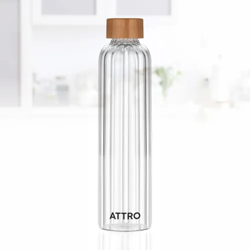 Image of ATTRO 750ml High Borosilicate Glass Bottle