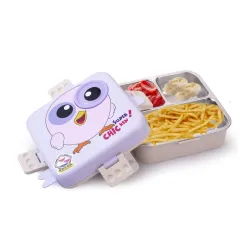 ATTRO Carnival Super Birdy Stainless Steel Lunch Box