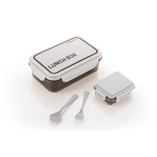 Image of ATTRO Crunch Airtight Lunch Box (900 ml, Grey)