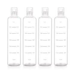 ATTRO Crystal 600ml Plastic Water Bottle 