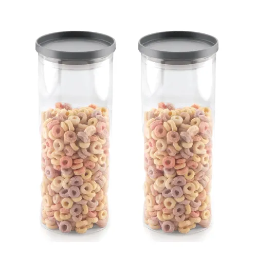 Image of ATTRO Glassox Stack-O Borosilicate Round Glass Jar So2