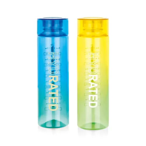 Image of ATTRO Glitz Plastic Water Bottle 1000ml * Set of 2