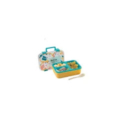 ATTRO Kitty Kart Plastic Lunch Box 