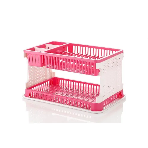 Image of Attro Lenova Utensil Basket-Stylish and Durable Plastic Kitchen Organizer Rack Cutlery Utensil,Simple Assembly, Fruits a