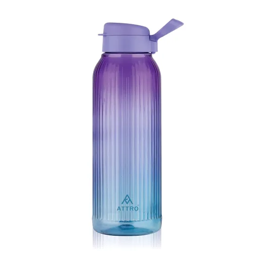 Image of ATTRO Linear Deluxe 1.5 L BPA-Free Plastic Water Bottle 