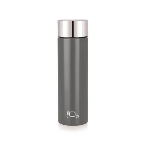 Image of Attro O2 1100ml Stainless Steel Water Bottle (Grey)