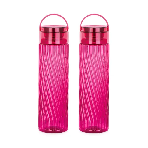 Image of Attro O2 Spring 1000ml Water Bottle with Easy to Carry Handle Leak-proof BPA