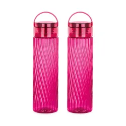 Attro O2 Spring 1000ml Water Bottle with Easy to Carry Handle Leak-proof BPA