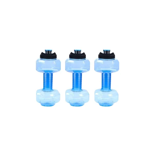 Image of ATTRO Prime Dumbbell Water Bottle,Gym Bottle, BPA-Free,Set Of 3-Blue-2L