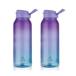 ATTRO Prime Linear Deluxe Water Bottle-Set of 2