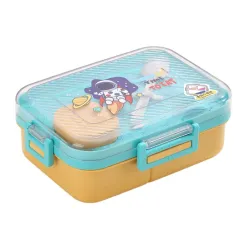 ATTRO Savour Astronut Space Themed Kids Lunch Box with 3 Compartment 1 Small Container