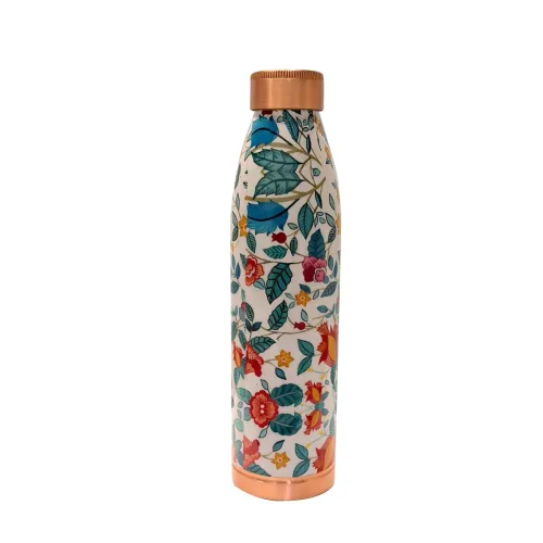 Image of ATTRO Slim Copper Bottle Design Boosts Immunity Leakproof & Lightweight |Anti-Bacterial, BPA Free with Secure Cap for Sc