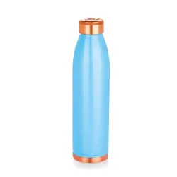Attro Slim Copper 1000ml Water Bottle Improve Your Immunity, Brain, Nervous System & Healthy Skin Natural Ayurveda Benef