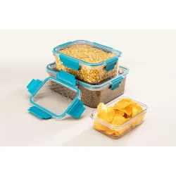 ATTRO Smart Lock Airtight Kitchen Containers Set