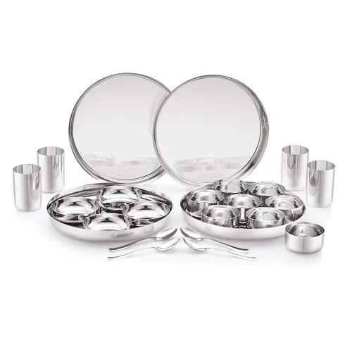 Image of Attro Stainless Steel Bhojan Set