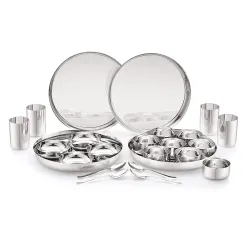 Attro Stainless Steel Bhojan Set