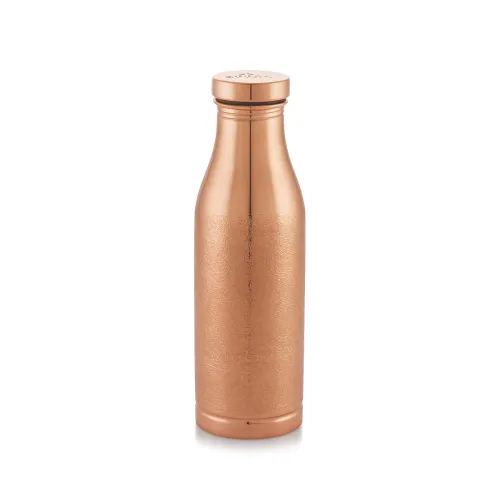 Image of Attro Vedic Copper 700ml Water Bottle Improve Your Immunity, Brain, Nervous System & Healthy Skin Natural Ayurveda Benef