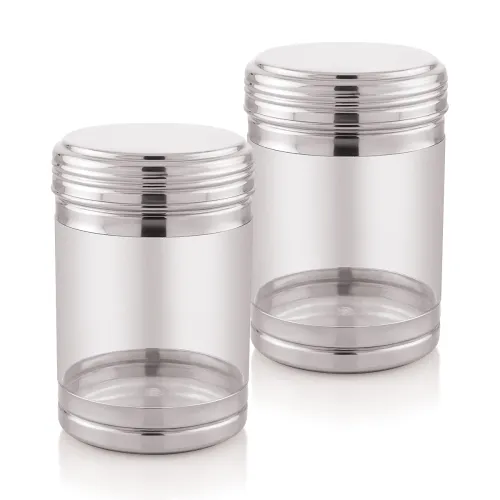 Image of Attro Nexon Stainless Steel Airtight Containers, 1200ml * set of 2