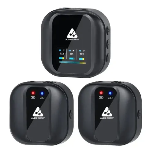 Image of Audio Array AM-W10 Professional Dual Wireless Lapel Mics