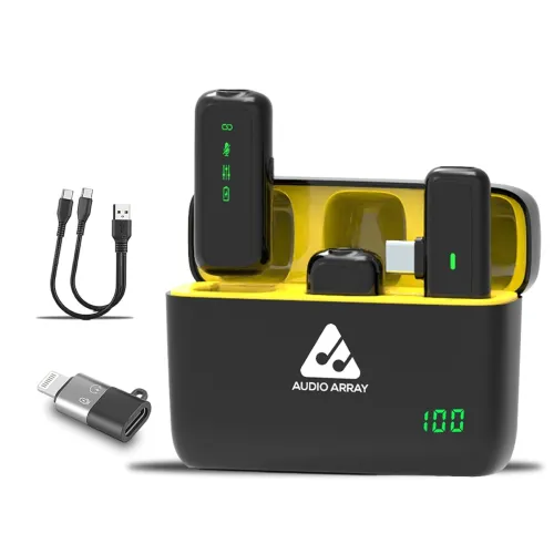 Image of Audio Array AM-W17 Dual Wireless Lapel Mic