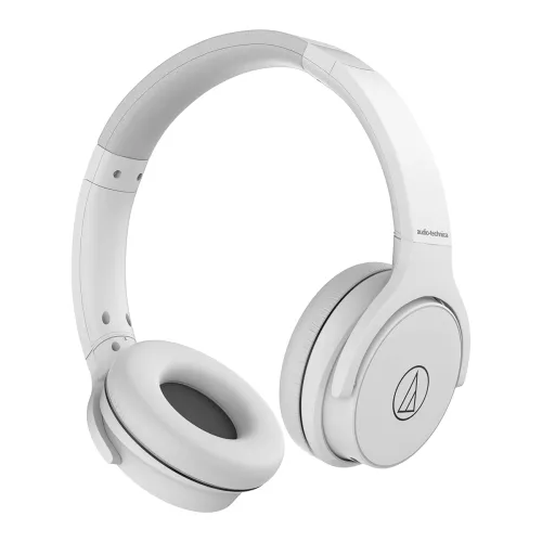 Image of Audio-Technica ATH-S220BT Wireless On-Ear Headphone, Upto 60 Hours Playtime, Bluetooth v5.0, Built-in-Mic, Lightweight, 