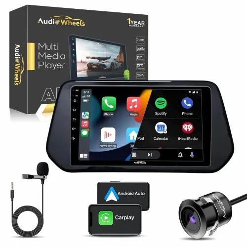 Image of Audio Wheels (Maruti Grand Vitara 2022 9-Inch 1280P IPS Android 2/32 Car Display with Gorilla Glass - Double Din Car Ste