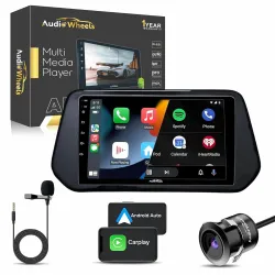 Audio Wheels (Maruti Grand Vitara 2022 9-Inch 1280P IPS Android 2/32 Car Display with Gorilla Glass - Double Din Car Ste