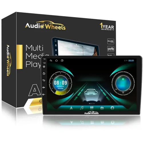 Image of Audio Wheels TS-7 Android Car Stereo with 2GB/32GB RAM & ROM Touch Screen Car Radio/BT/GPS Navigation Car