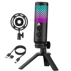 Audio Array AM-C30 Metal RGB Professional USB Microphone