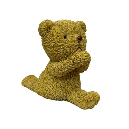 Image of AUGEN Polyresin Cute Brown Teddy Bear