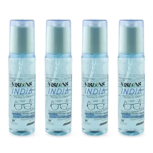 Image of AUGEN by VisionsIndia Premium Spectacles, Sunglasses, Laptop, PC, Camera Lens Cleaning Gel Spray Kit with Premium Microf