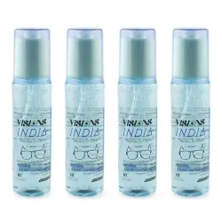 AUGEN by VisionsIndia Premium Spectacles, Sunglasses, Laptop, PC, Camera Lens Cleaning Gel Spray Kit with Premium Microf