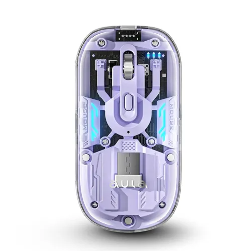 Image of Aula AM210 Ultra Light Weight Wireless + Bluetooth Gaming Mouse | Adjustable DPI (800-1600) | Compatible with Windows 20