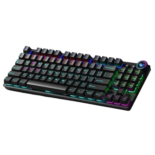Image of Aula M75 Tri-Mode (2.4G/Bluetooth/Wired) Hot Swappable RGB Backlit Wireless Mechanical Gaming Keyboard | All Key Anti-Gh
