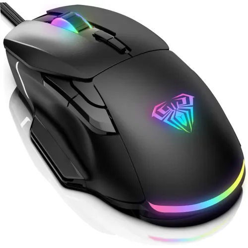 Image of AULA RGB Wired Gaming Mouse 12800 DPI