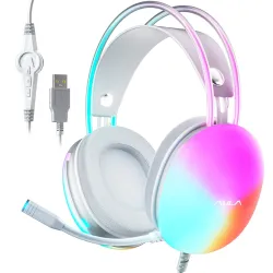 AULA S505 USB Wired Gaming Headset with Mic for PC