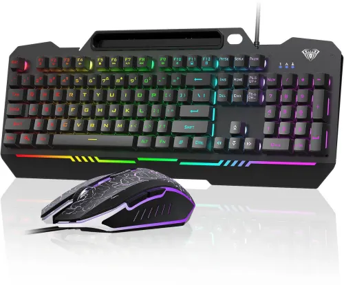 Image of Aula T102 Wired Gaming Keyboard Mouse Combo