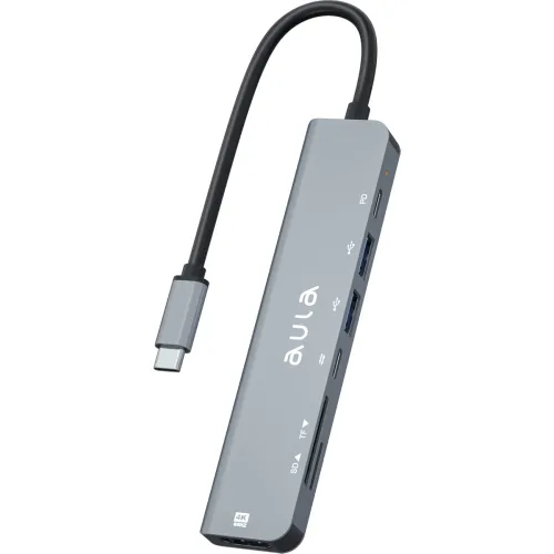 Image of Aula UC-902 7-in-1 USB Hub Adapter