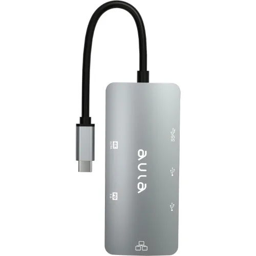 Image of Aula UC-910 USB-C 6-in-1 Multiport Hub